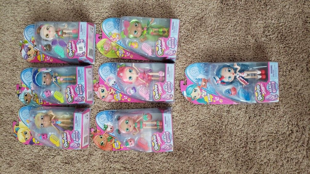 7 Shopkins Shoppies New