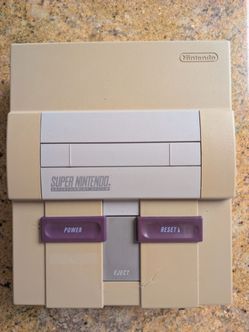 Super Nintendo Entertainment System SNES console games