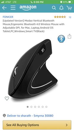 Mouse vertical Bluetooth (firm on price)