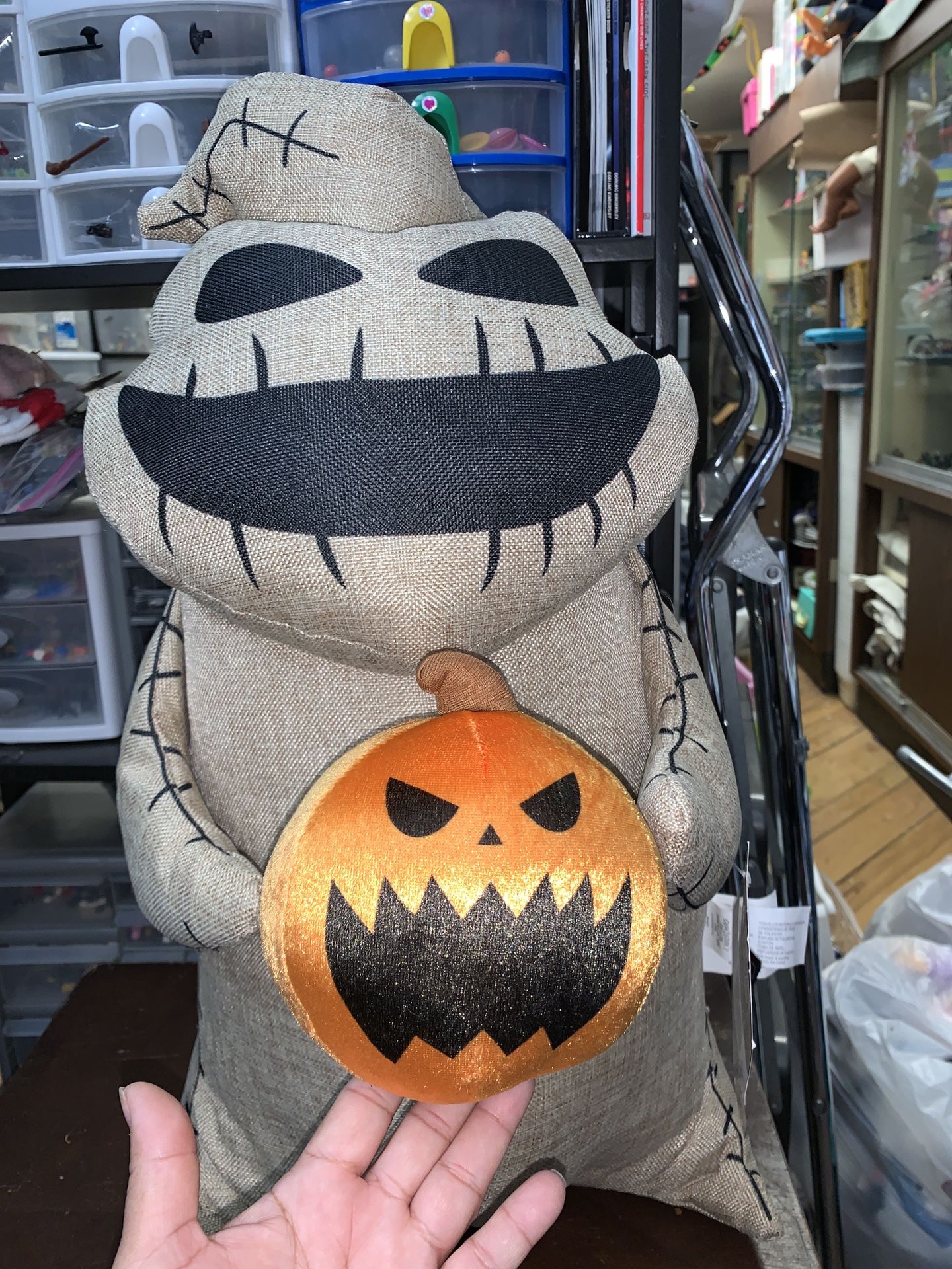 The Nightmare Before Christmas Large Oogie Boogie Plush Decor