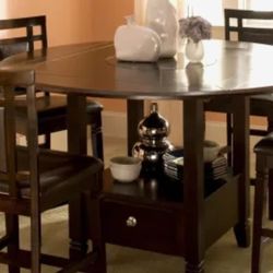 Northfield 5-pc. Counter-Height Dining Set in Brown by Bellanest