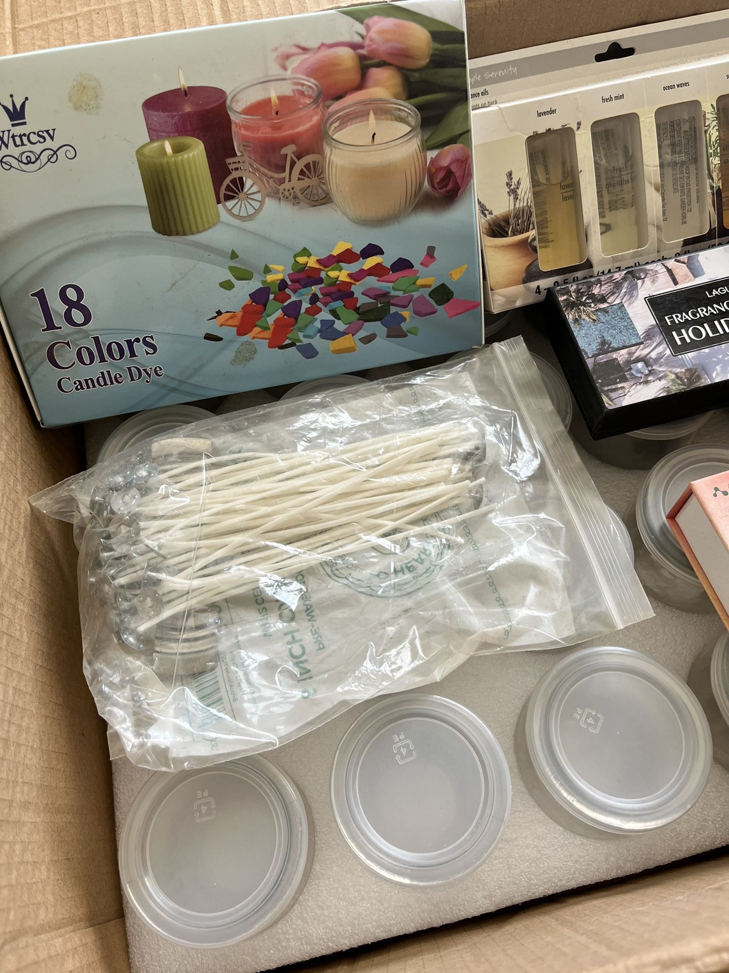 Candle Making Kit, Thermometer, Fragrance, Wax