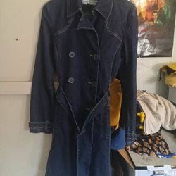 Jean Trench Coat 