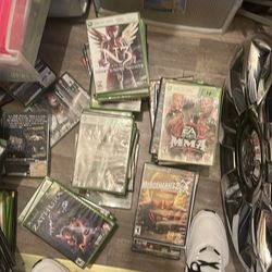 All different kind of video games