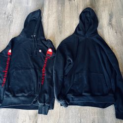 Men’s Champion And Hollister Sweater Hoodie 
