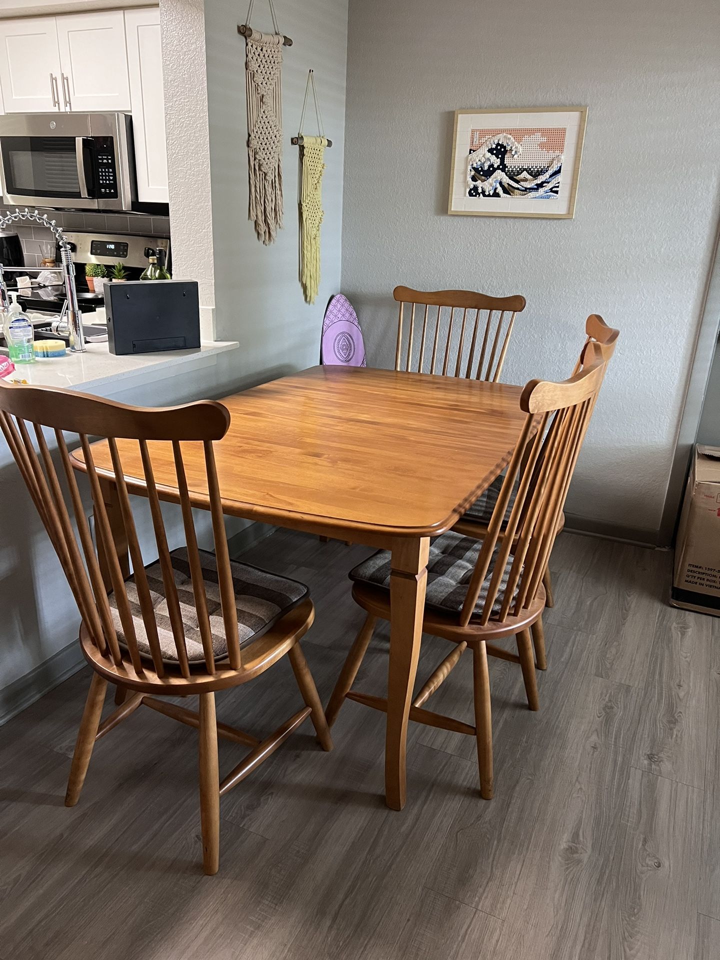 Solid Wood Dining Table 