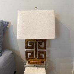 Set Of 2 Asian Style  Side Lamps