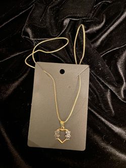 ON SALE Necklace Heart Girl Girl