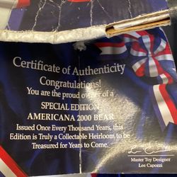 2000 Singing, Millennium Bear