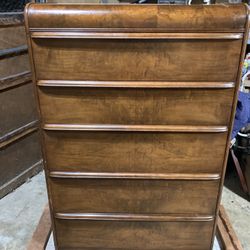 Art Deco Waterfall Dresser