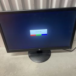 Hp 24 Inches  Monitor Works Grat Has Power/computer Cables 