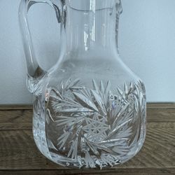 Cut Glass Pitcher