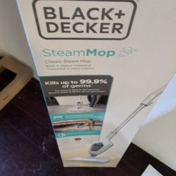 A Black& Decker Steam Mop
