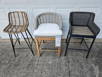 Palecek Bar Height Stools - Floor Models