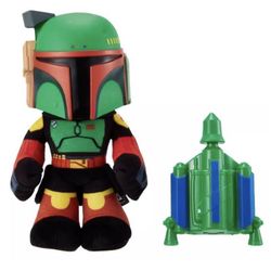 STAR WARS ROCKET LAUNCHING BOBA FETT FEATURE PLUSH 