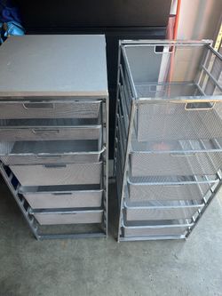 Metal Drawers Shelves 