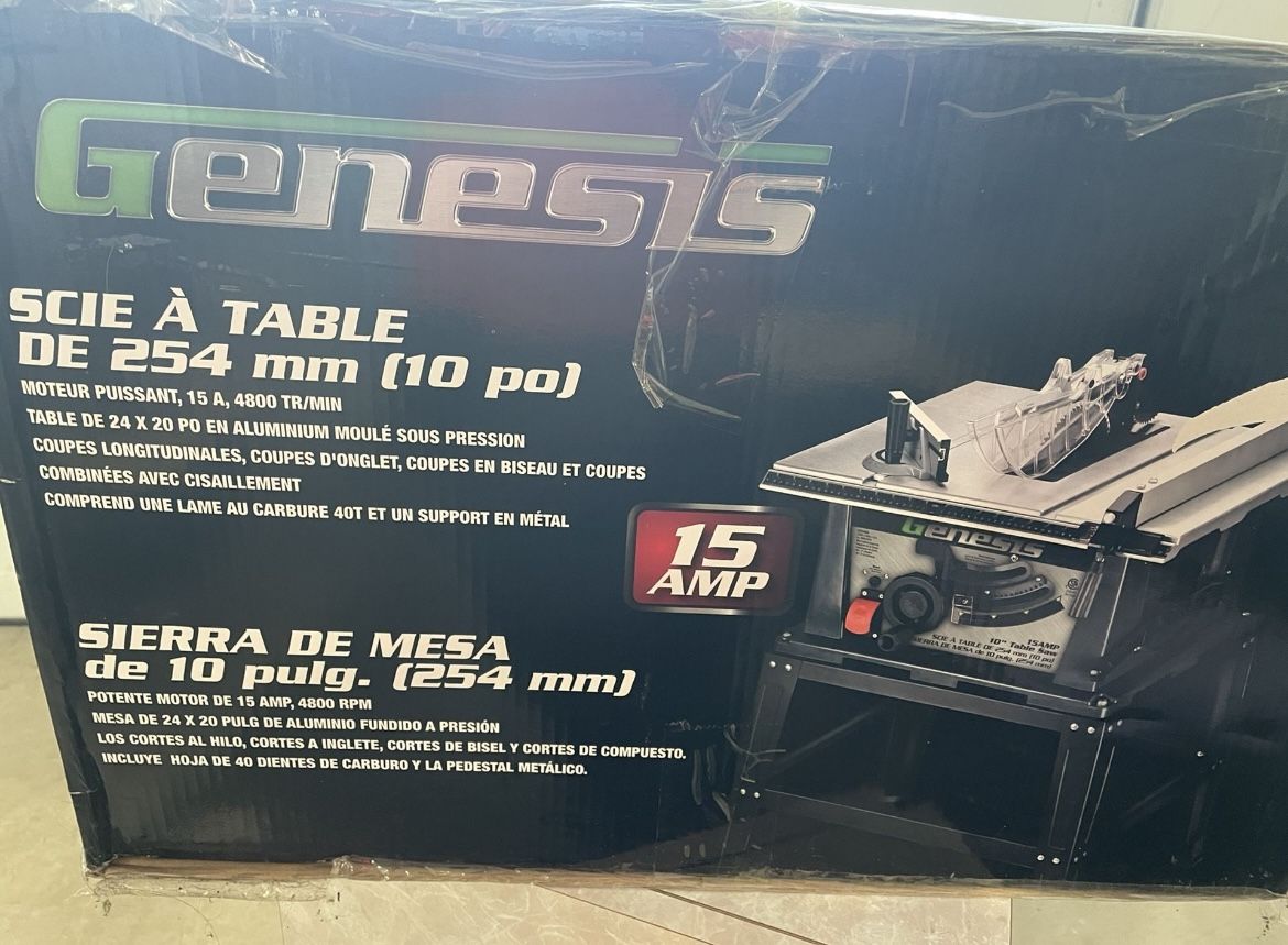 Genesis Table Saw