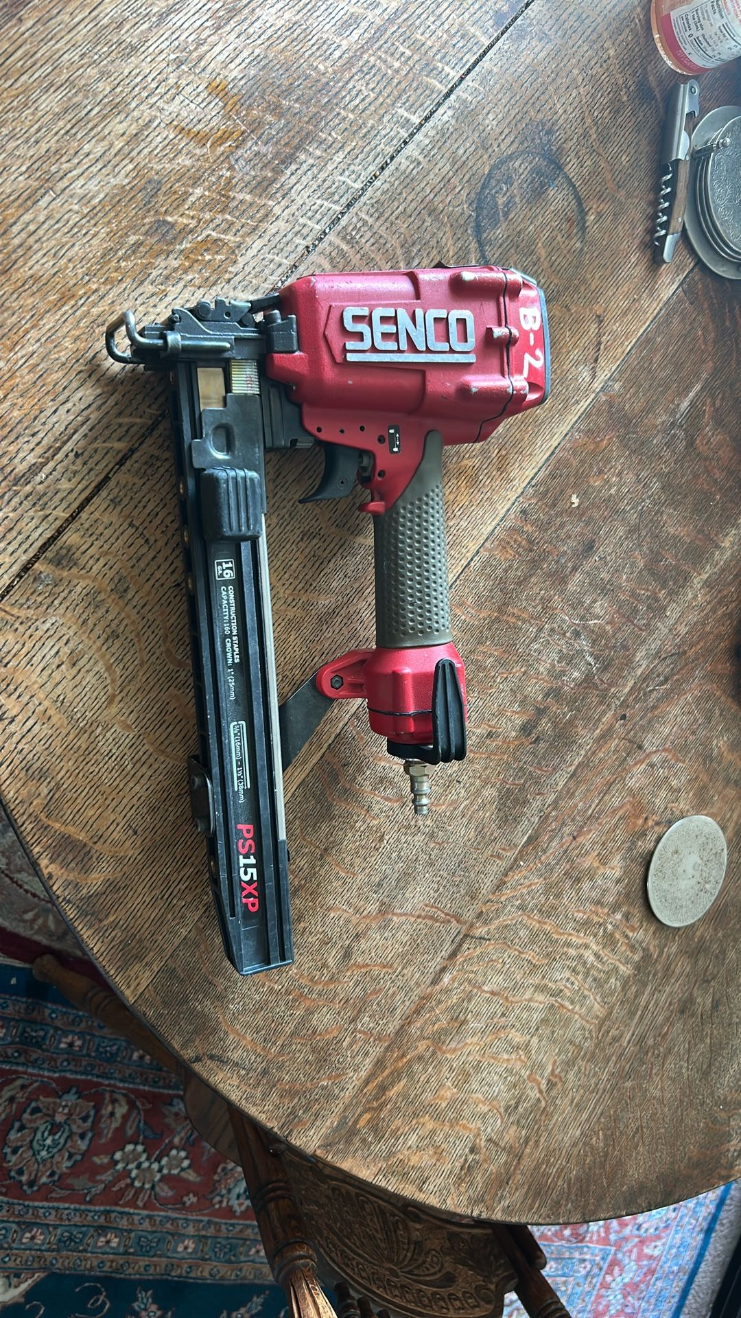 Senco PS15XP 16-Ga. Wide Crown Construction Stapler, 5/8" to 1-1/2"