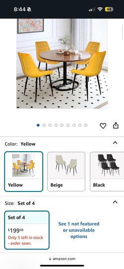 Set 4 Chairs 