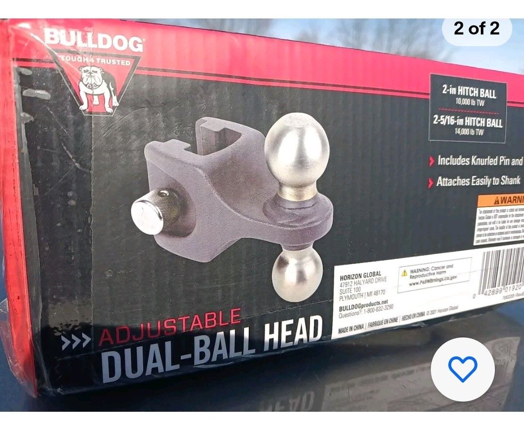 Bulldog Dual Ball Head