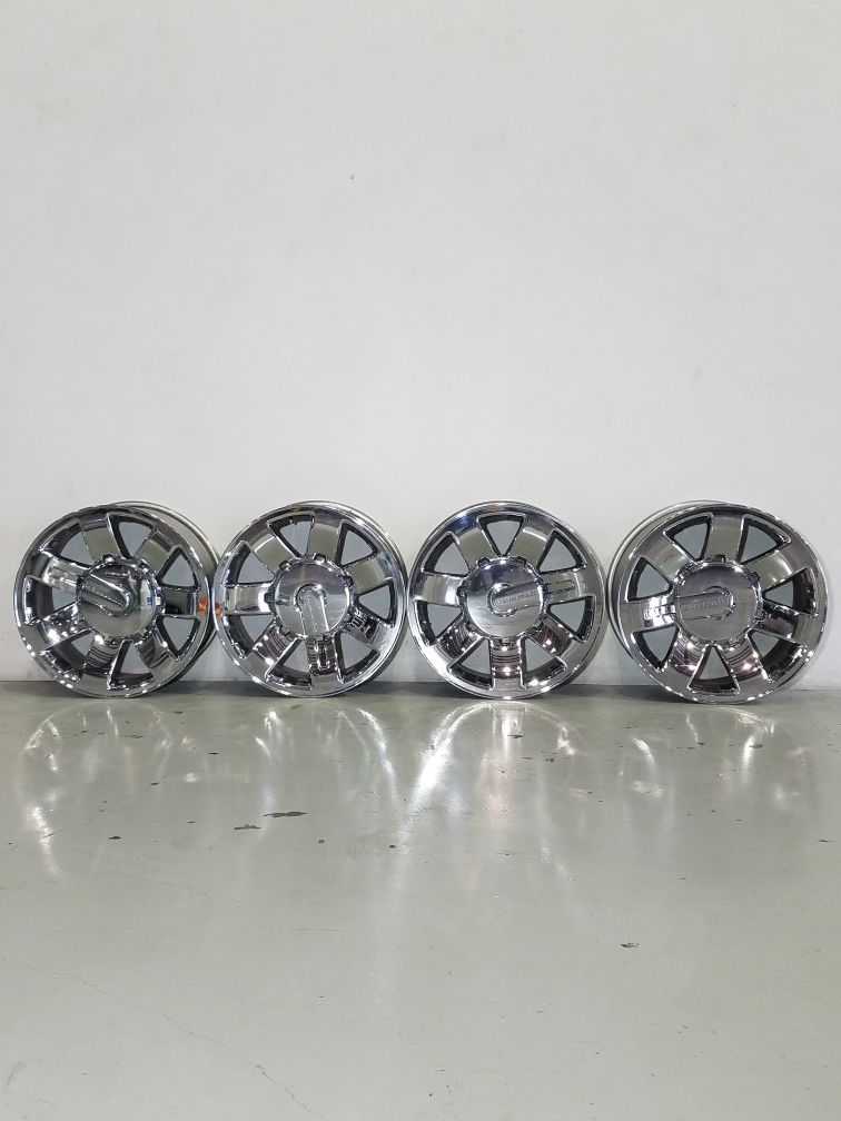 20 inch oem Hummer h2 limited chrome wheels