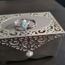Engagement And Wedding Band Pair
