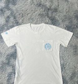 Chrome Hearts blue n white  short Sleeve T-Shirt Sizes S/M/L/XL