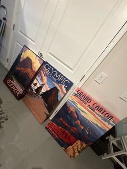 National Park stretched canvas art