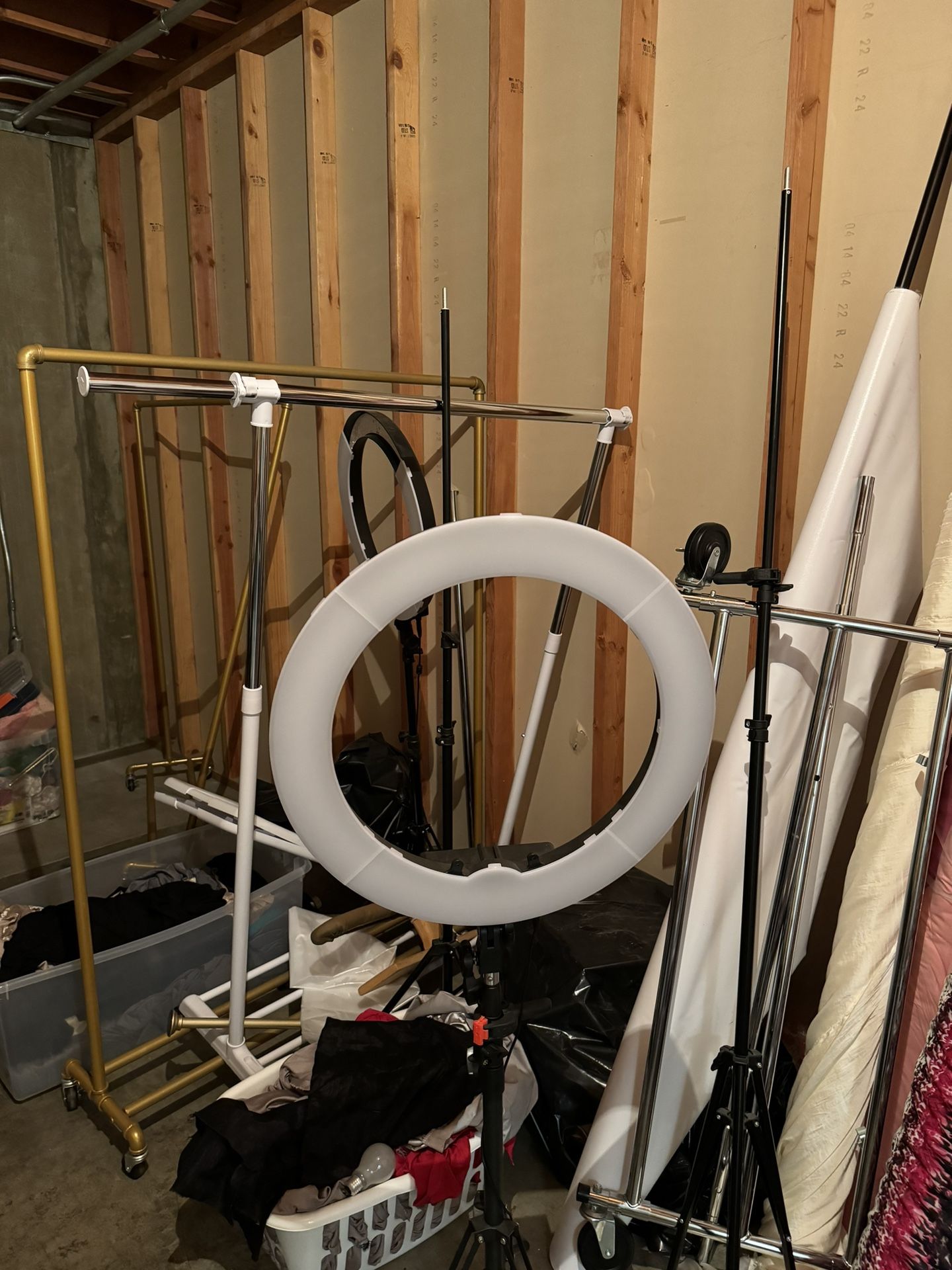 Two Ring Lights With Tripod Stand. $80 All Prices Negotiable.