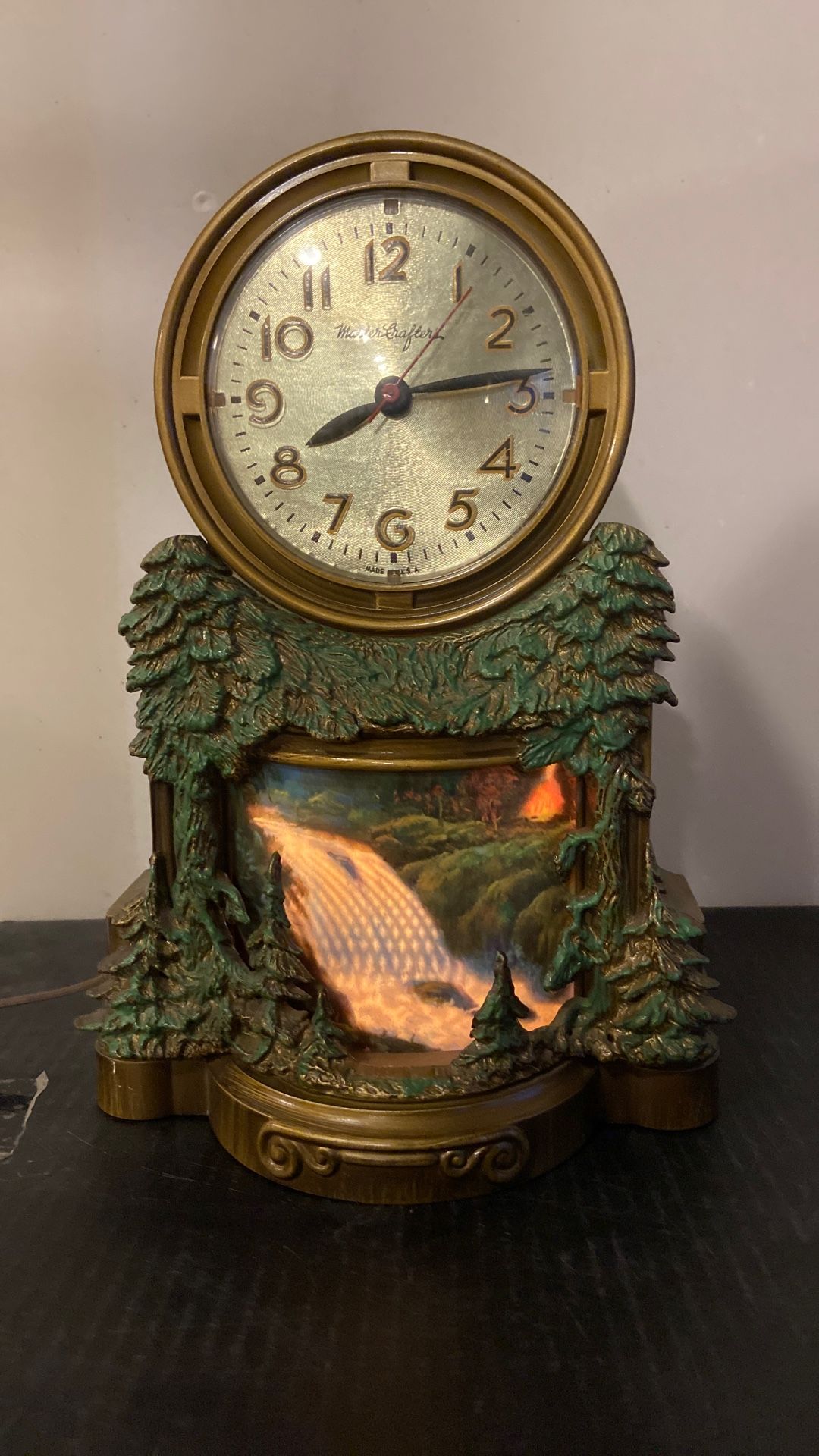 Vintage Waterfall Clock - By Mastercrafters