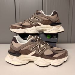 New Balance 9060 Thunder Brown Athletic Shoes