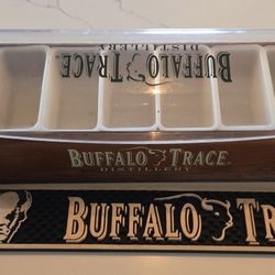 Buffalo Trace Bar Caddy and Mat