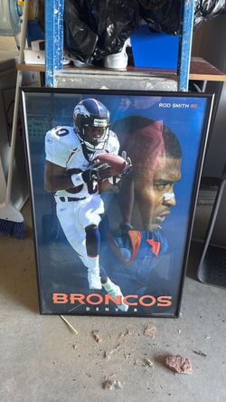 Framed poster of Rod Smith