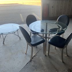 Dining  & Chairs  Plus Coffee  Table 