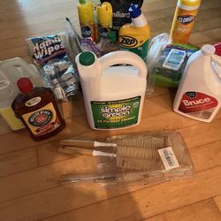 LOTS OF CLEANING STUFF/ Some NEW