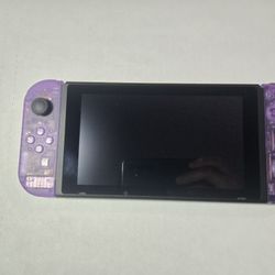 Atomic Purple Nintendo Switch V2 With 64gb SD Card  Reshell Console 