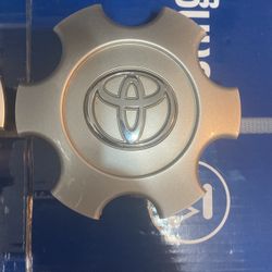 2 Caps Total- One OEM Toyota Center Cap And One Aftermarket - 2004-2006 Toyota Tundra Or Sequoia 