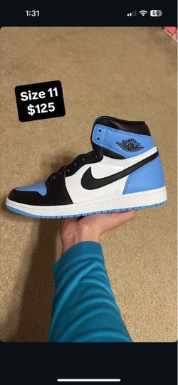 Size 11 - Air Jordan 1 High UNC Toe