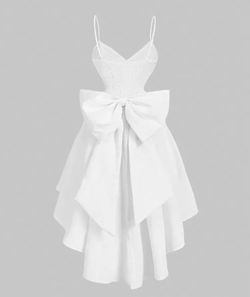 White Dress with bow