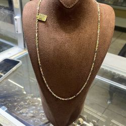 Gold Chain 25 Inch 14 Karat# 5888