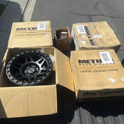 Method Wheels (312 Matte Black) X4 (Full Set) (***NEW***) (opened box) 