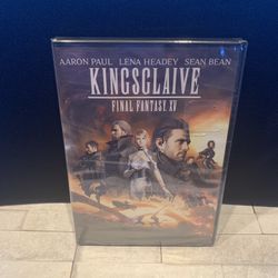 Kingsclaive, Final Fantasy XV (DVD 2016) Sean Bean Aaron Paul Action Saga NIP Sealed! new