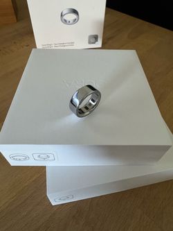 Oura Ring 4 Smart Ring Silver Size 7