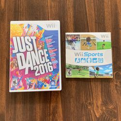 Wii Games (Just Dance, Wii Sports)