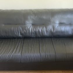 Black Old Sofa