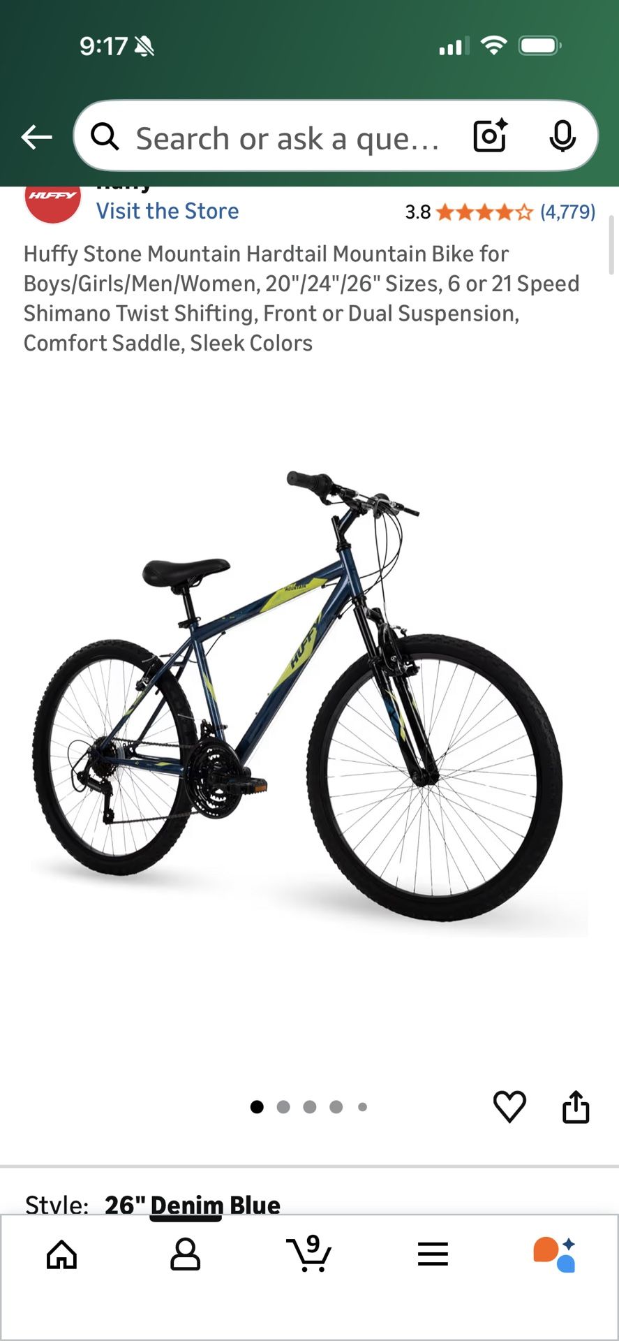 Boys Huffy 26” Bike