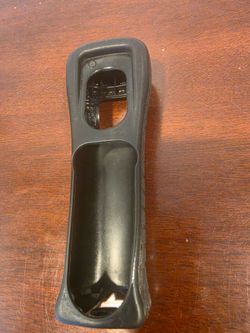 OEM GENUINE Nintendo Wii Controller Black Rubber Silicone Cover Grip Sleeve