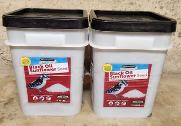Pennington Premium 11 Lbs. black oil sunflower bird seed food bucket