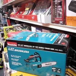 MAKITA 18V LXT BRUSHLESS 10" TOP HANDLE CHAIN SAW (TOOL ONLY)