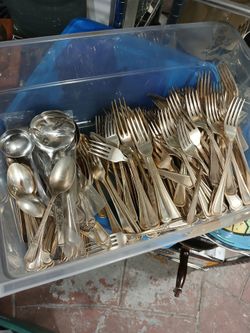 wm.a. rogers forks and spoons $2 each